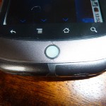 Nexus One Zagg invisible shield Top trackball